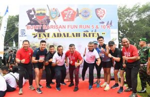 Gebyar HUT TNI ke-77, Kodam I BB Gelar Fun Run dan TNI Expo