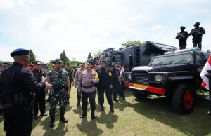 Gelar Pasukan dan peralatan, Kapolri dan Panglima TNI Ingin KTT G20 Berjalan Sukses