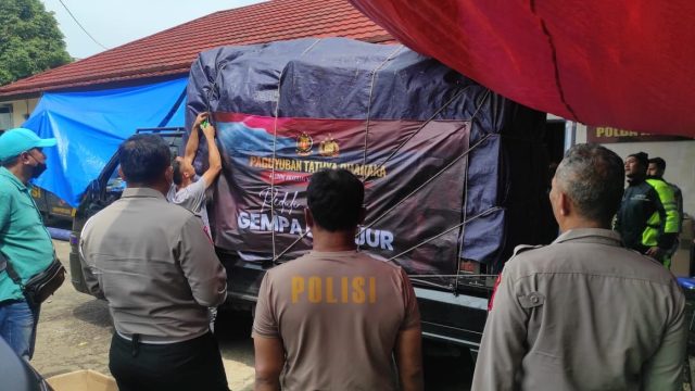 Polri Tak Henti Kirim Bantuan Sembako untuk Korban Gempa Cianjur