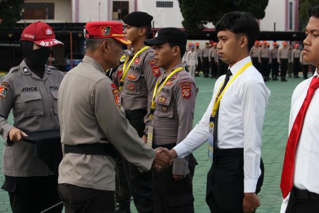 Upacara Pembukaan Program Pelatihan Fungsi Teknis Kewilayahan Jajaran Polda Jabar TA. 2023 Gel. I (satu) di SPN Polda Jabar