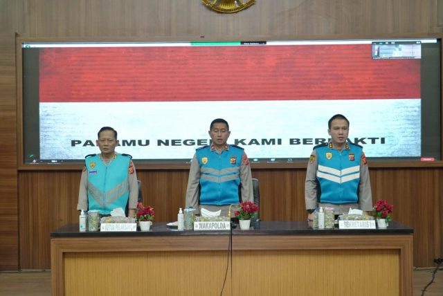 Polda Jabar Laksanakan Pengambilan Sumpah dan Penandatanganan Pakta Integritas Panitia dan Peserta Tes Sip Angkatan 52 T.A 2023