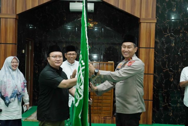 Wakapolda Jabar Ikut Melepas Keberangkatan Kontingen dan Official PWNU Jabar