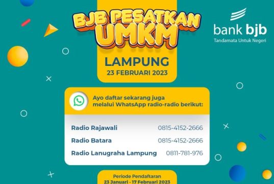 bjb PESATkan UMKM Kini Hadir di Lampung