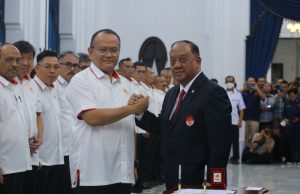 M. Budiana Resmi Dilantik Jadi Ketum KONI Jabar Periode 2022-2026