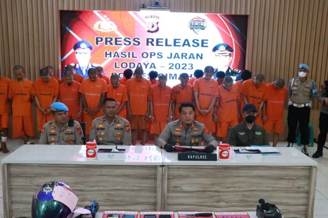 Polisi Tangkap 22 Pelaku Curat Curas Curanmor Terjaring Ops Jaran Lodaya 2023