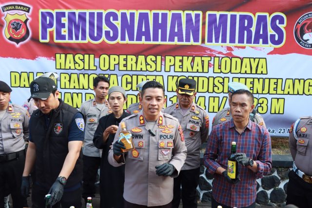 Jaga Kamtibmas Tetap Kondusif, Polisi Gelar Konfrensi Pers Hasil Ops Pekat Lodaya 2023