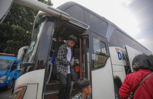 Arus Mudik di Terminal Cicaheum Tercatat 10.196 Pemudik Sudah Kembali Ke Bandung