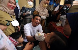 Dukung Pemberian Vaksin Polio Anak, Tedy Rusmawan: Mudah-Mudahan Cakupan Target Bisa Ditingkatkan