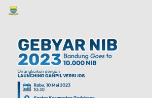 Besok DPMPTSP Kota Bandung Gelar Gebyar NIB