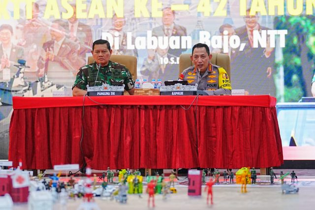 Kapolri dan Panglima Sepakat Sinergitas TNI-Polri Kunci Sukses Keamanan KTT ASEAN