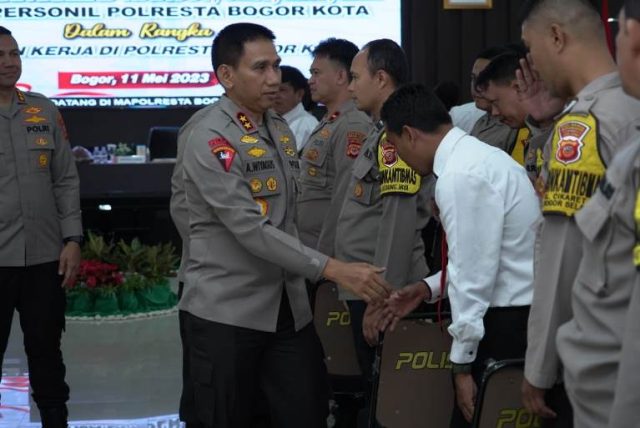 Kapolda Jabar Melaksanakan Kunjungan Kerja di Polresta Bogor Kota