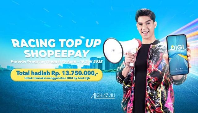 bank bjb Hadirkan Promo Racing Top Up Shopeepay dengan Hadiah Total Belasan Juta Rupiah