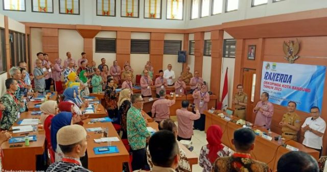 Dekopinda Kota Bandung Gelar Raker, Paparkan Rancangan Program Kerja Tahun 2023