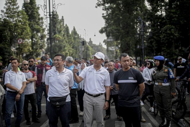 Warga Antusias CFD Kota Bandung Kembali Digelar