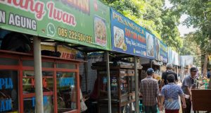Kini PKL Sultan Agung Lebih tertata, Bikin Pelanggan Nyaman Kulineran