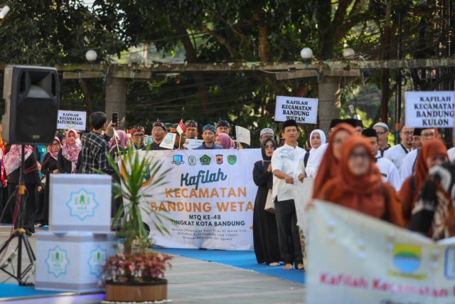 Wakili Tiap Kecamatan, Para Kafilah Bersaing jadi yang Terbaik di Ajang MTQ ke-48 Tingkat Kota Bandung