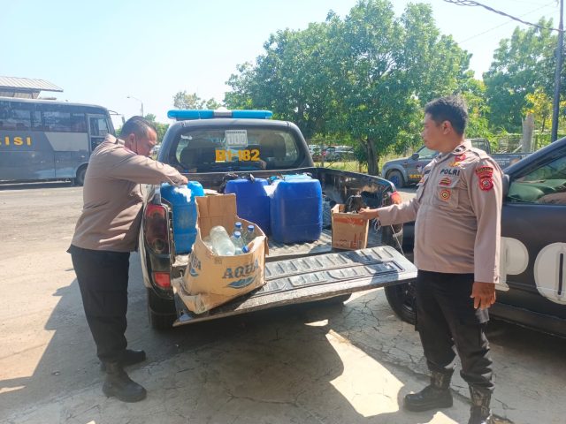 Polisi Sita Ratusan Minuman Keras Hasil Ops Pekat