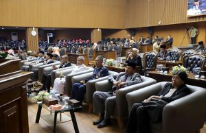 DPRD Kota Bandung Bersama Unsur Pimpinan Daerah Saksikan Pidato Kenegaraan Presiden