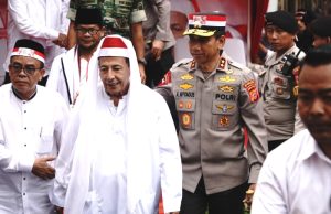 Apel Kebangsaan dan Kirab Merah Putih dalam Rangka Hari Bhayangkara Ke-77