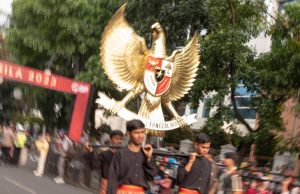 Puluhan Kesenian Meriahkan Kirab Pancasila, Warga Antusias