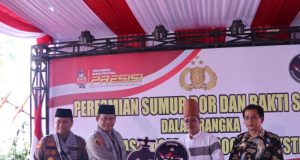 Bahagianya Warga Ciamis Dapat Bantuan Sumur Bor dan Paket Sembako dari Operasi NCS Polri
