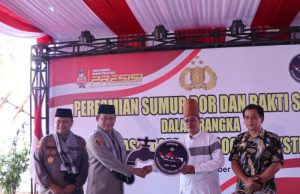 Bahagianya Warga Ciamis Dapat Bantuan Sumur Bor dan Paket Sembako dari Operasi NCS Polri