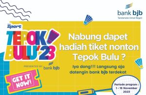 Segera Nabung di bank bjb, Dan Langsung Dapatkan Tiket Vindes Sport - Tepok Bulu 2023