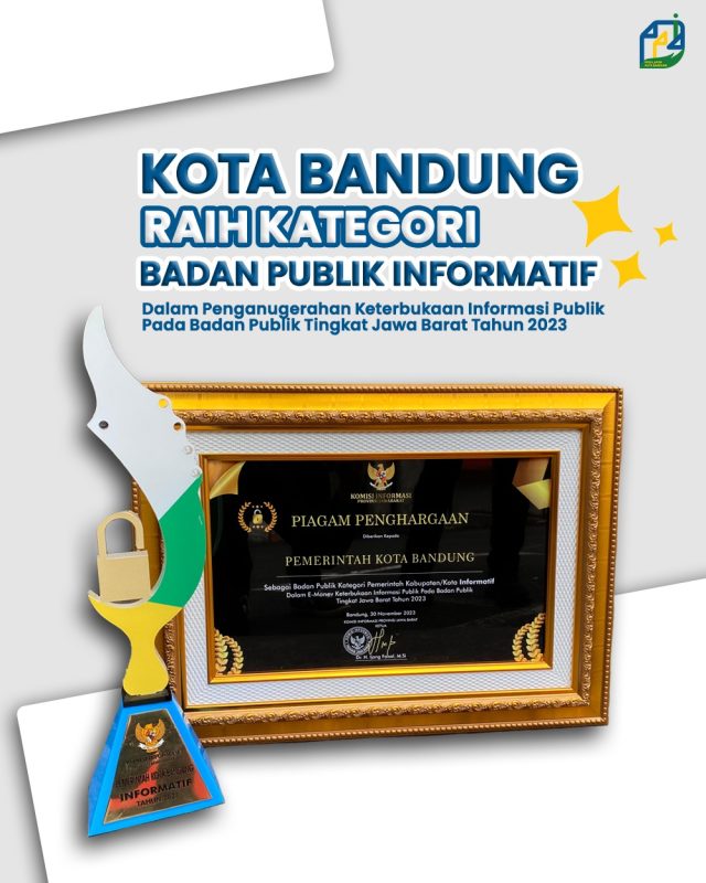 PPID Kota Bandung Kembali Raih Badan Publik Informatif