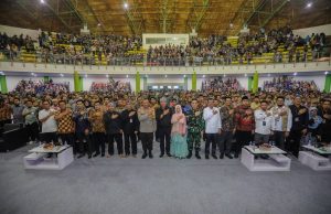 3.419 KPPS Kecamatan Antapani dan Arcamanik Dilantik di Sport Jabar