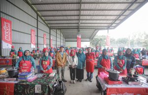 Sosialisasikan Makanan B2SA, Yonzipur 9/1 Gelar Lomba Memasak