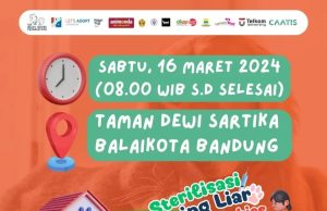 Ayo Ikut Vaksin Rabies dan Sterilisasi Kucing Liar, Gratis Loh!