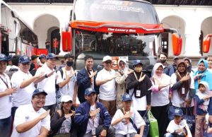 Mudik Bersama BUMN 2024, PosIND Berangkatkan Ratusan Pemudik ke Sejumlah Daerah