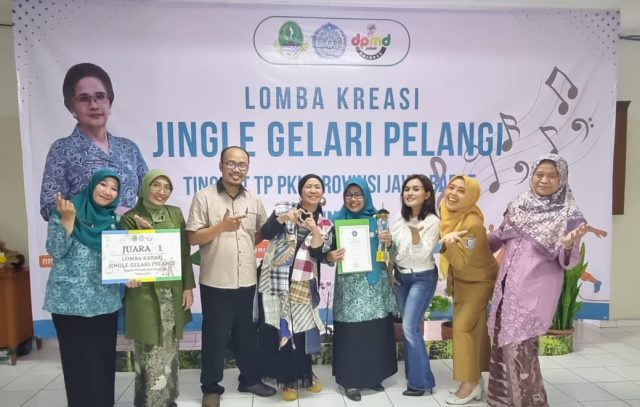 TP PKK Kota Bandung Raih Juara 1 Lomba Jingle Galeri Pelangi Tingkat Provinsi Jabar