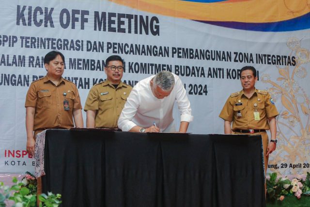 Wujudkan Pemerintah Anti Korupsi, Seluruh Perangkat Daerah Teken Pakta Integritas dan Komitmen Bersama