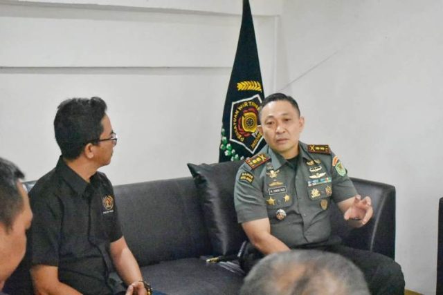 Dandim 0618BS Ajak PWI Pokja Kota Bandung Kolaborasi Ciptakan Kondusifitas