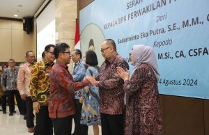 Agus Andi Setyawan Hadiri Sertijab Kepala BPK Jabar yang Baru