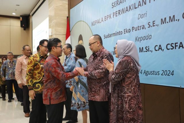 Agus Andi Setyawan Hadiri Sertijab Kepala BPK Jabar yang Baru