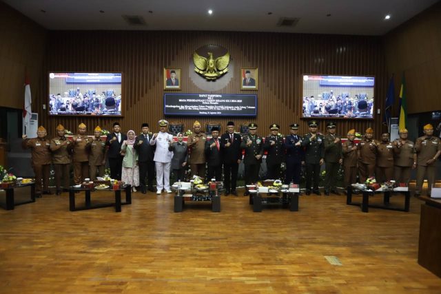 Rapat Paripurna DPRD Kota Bandung Saksikan Pidato Kenegaraan di Sidang Tahunan MPR