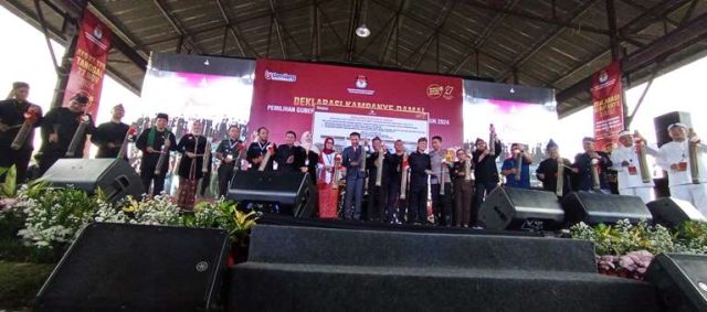KPU Jabar Gelar Deklarasi Kampanye Damai, Harapkan Pemilu Aman dan kondusif