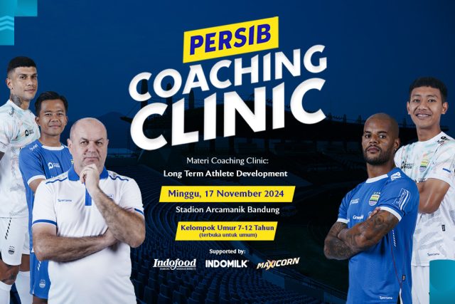 Persib gelar coaching clinic. (Media officer Persib)