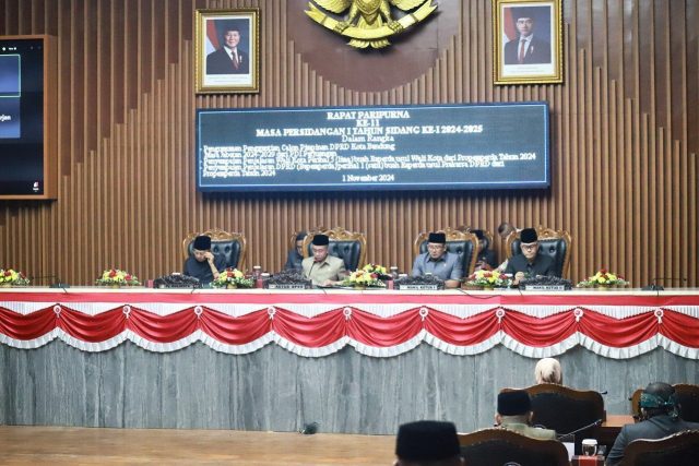 DPRD Kota Bandung Umumkan Calon Pimpinan dari Partai PDI Perjuangan