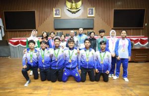 Asep Mulyadi Sambut Para Atlet Juara Gala Siswa Indonesia SMP Tingkat Nasional