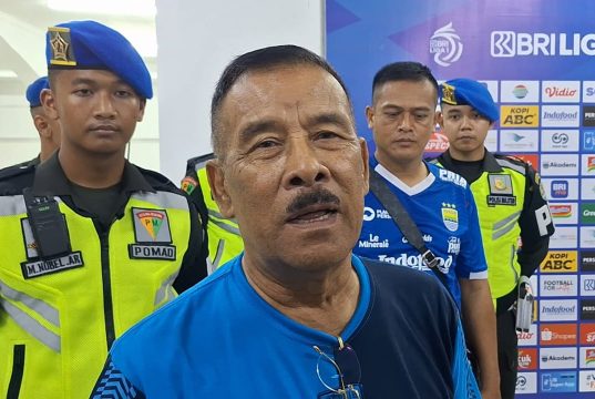 Komisaris PT Persib Bandung Bermartabat (PBB), Umuh Muchtar. (Fifi Nofita)