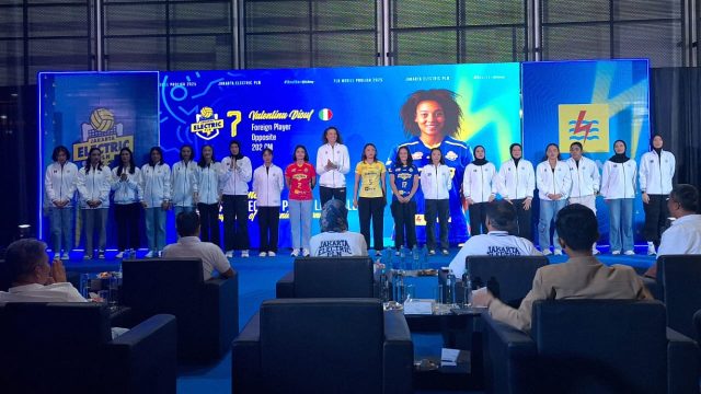Launching Tim, Jakarta Electric PLN Targetkan Juara Proliga 2025. (Fifi y