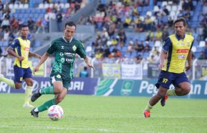 PSKC Cimahi saat menghadapi tuan rumah Persikota Tangerang. (Media officer PSKC)