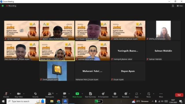 BAZNAS Jabar - Doyan Ayam Jalin Kerjasama Dukung Bantuan Palestina