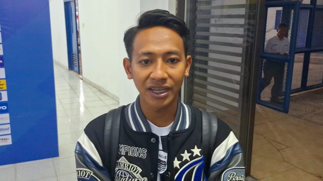 Gelandang Persib, Beckham Putra Nugraha. (Fifi Nofita)