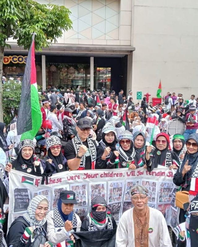 Edwin Senjaya Hadiri Aksi Kemanusiaan Bela Palestina