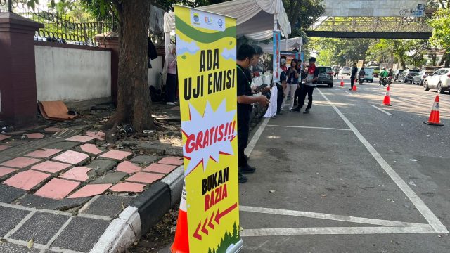 DLH Kota Bandung Gelar Uji Emisi Gratis