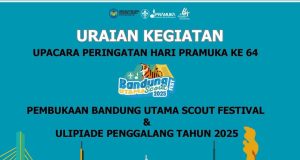 Ini Rangkaian Perayaan HUT ke-64 Kwarcab Pramuka Kota Bandung